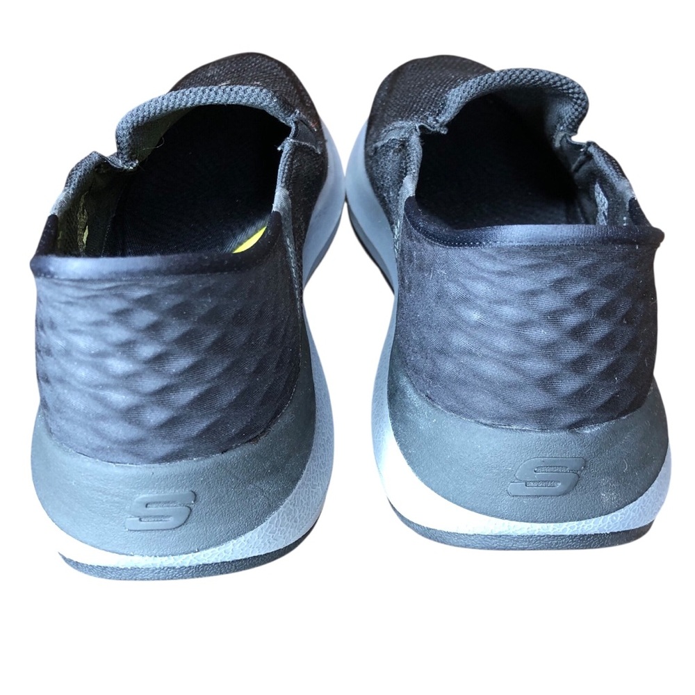 Skechers Neville Rovelo Slip In Sneakers Mens Size 12 Wide Black Memory Foam - Picture 4 of 12